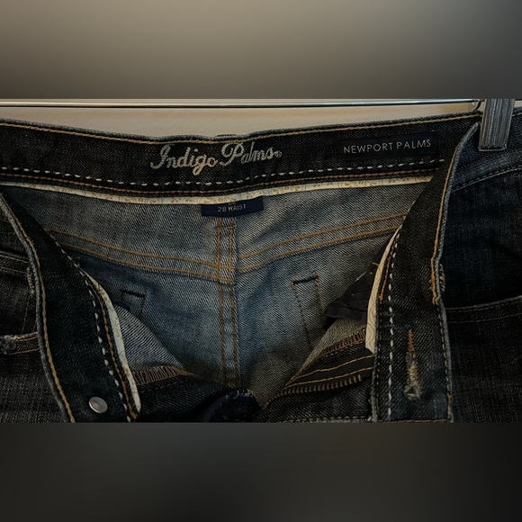 Indigo Palms Women's Newport Palms Denim Jeans, Straight Leg; Size 6R 28 Waist - Picture 3 of 10
